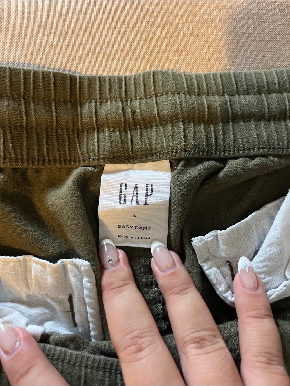 GAP Olive Green Easy Pant - Pull-On Sweatpants